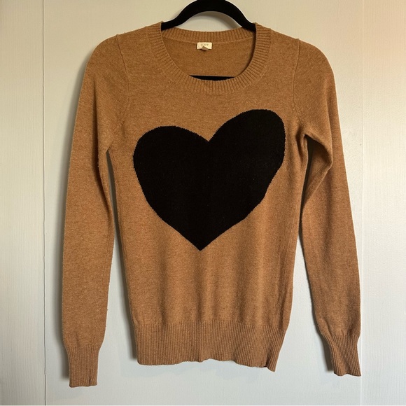 Heart merino wool & alpaca blend sweater - Picture 3 of 6